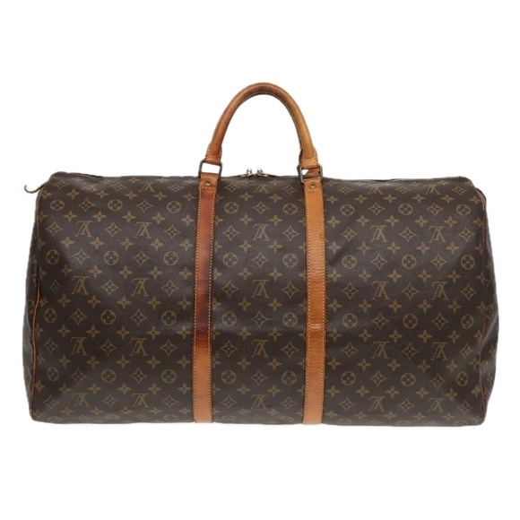 LOUIS VUITTON Monogram Keepall 60 Boston Bag M41422 LV Auth 92780 - Picture 2 of 16